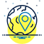 An icon of a globe.