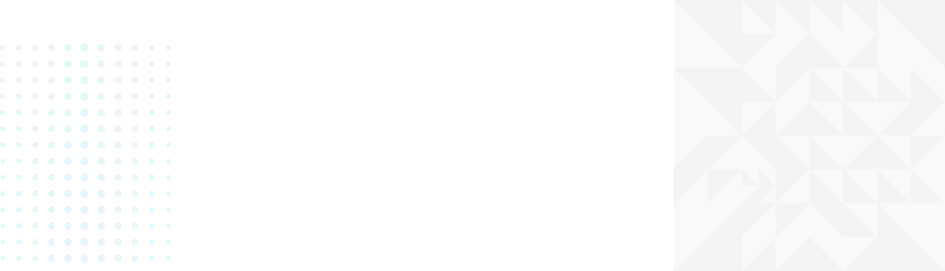 Mostly white background with blue dots.