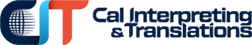 The CIT Logo. CIT Acronym with the text Cal Interpreting and Translations